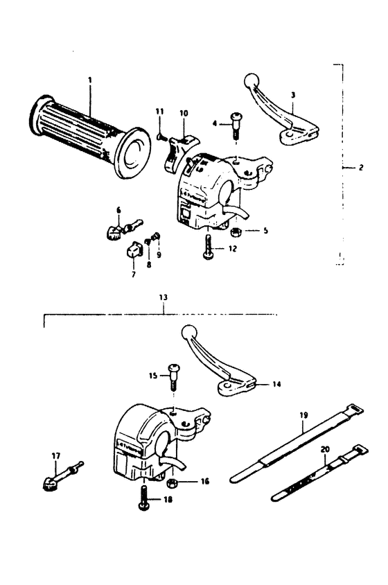 Left handle switch