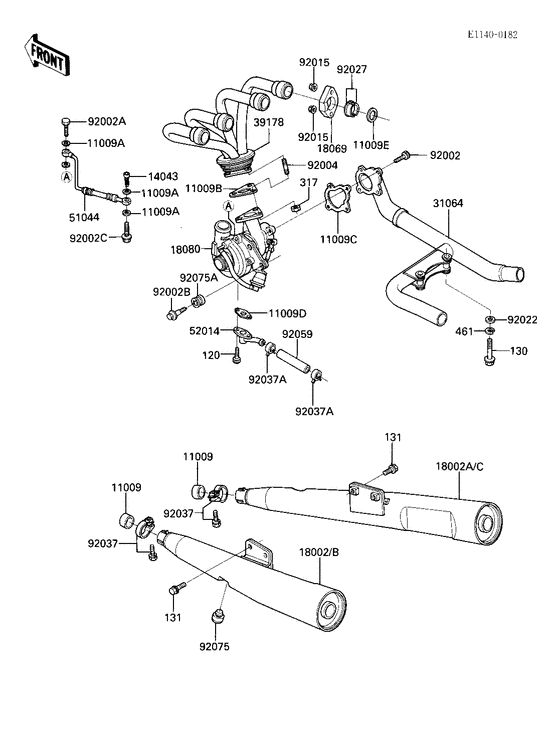 Mufflers/turbocharger