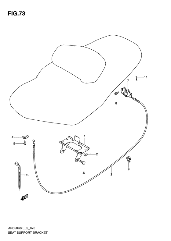 Seat support bracket