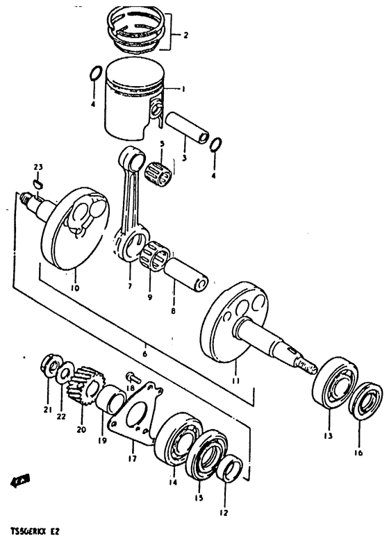Piston - crankshaft
