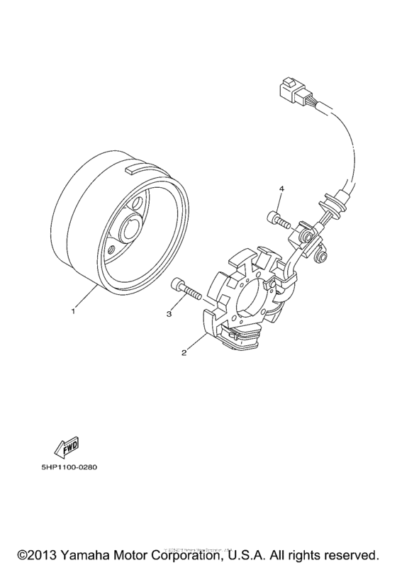 TTR125LM Генератор