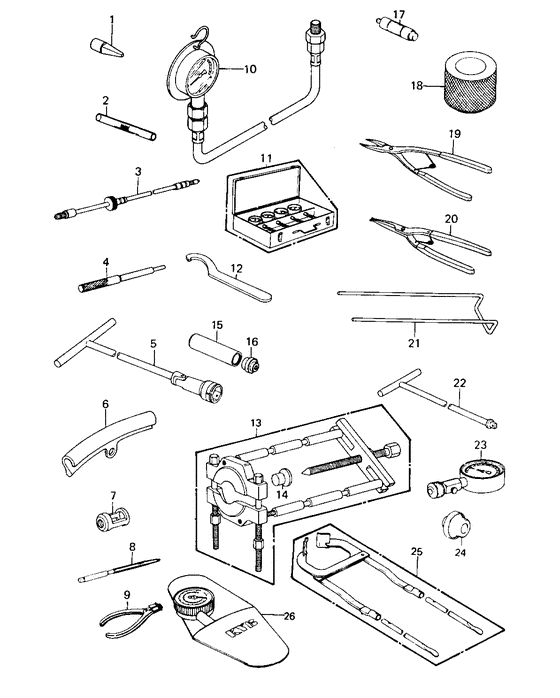 Special service tools "a"