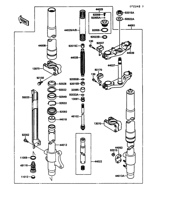 Front fork(1/2)