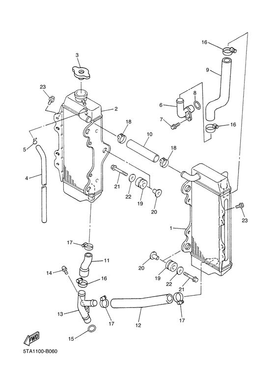 Radiator & hose