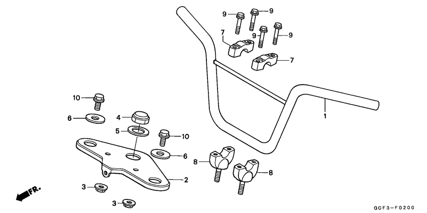 Handle pipe/top bridge