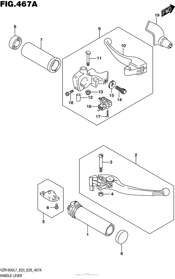 Handle Lever (Vzr1800L7 E28)