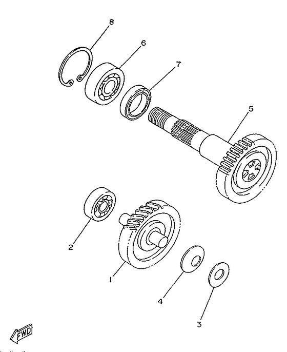 YA50R Трансмиссия