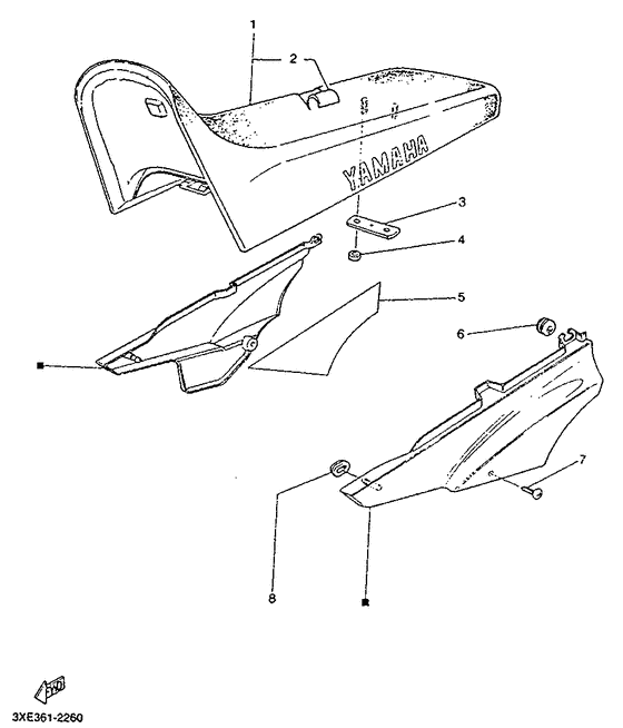 Seat/ side cover