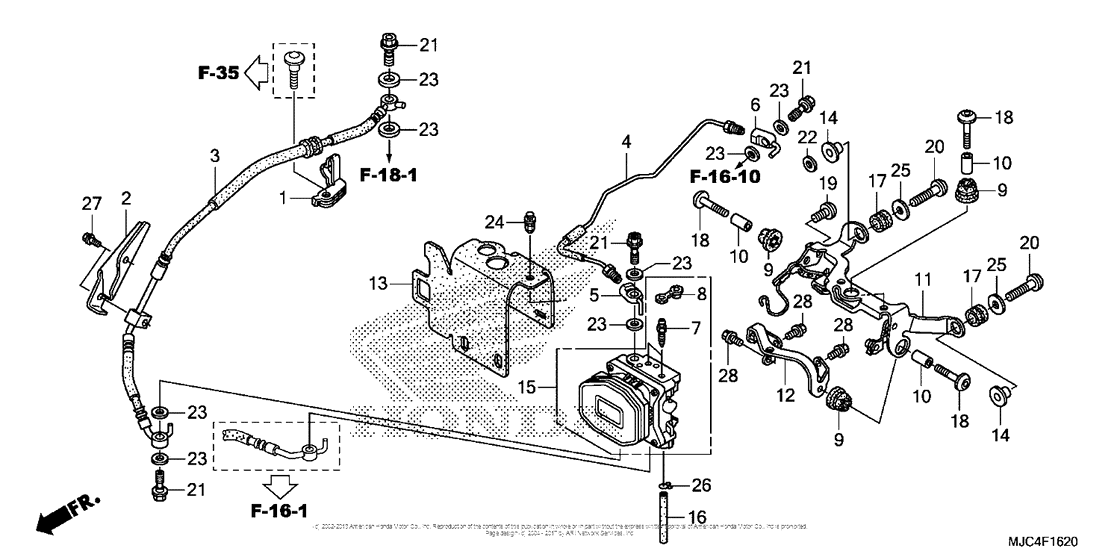 Rear Valve Unit (Cbr600Ra)