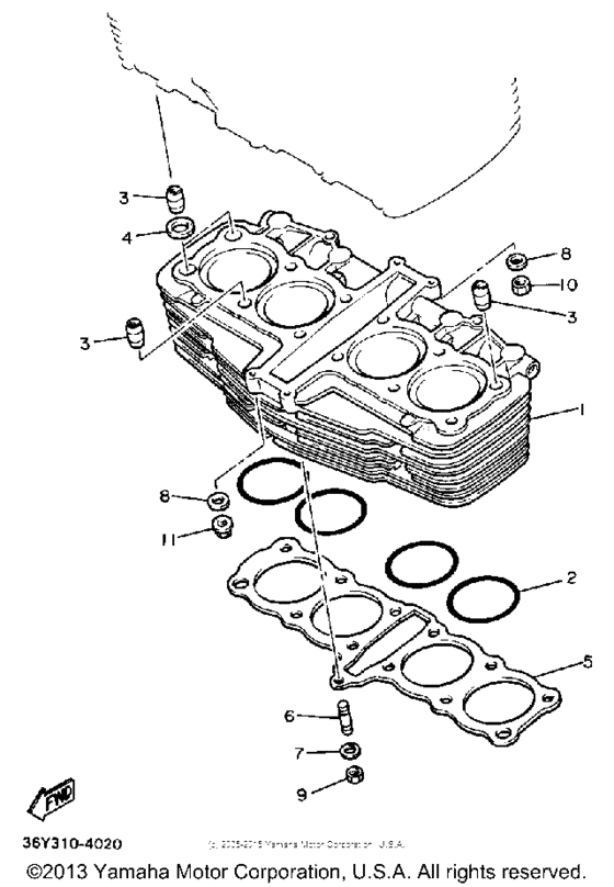 FJ1200WC Цилиндры