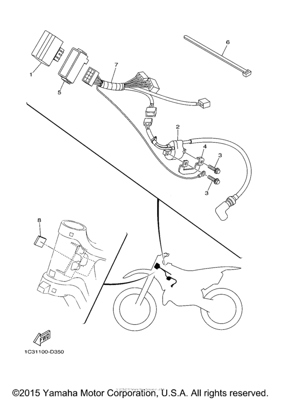 YZ125T1 Электрика