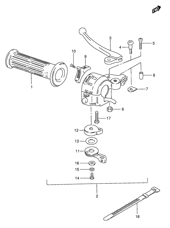 Left handle switch
