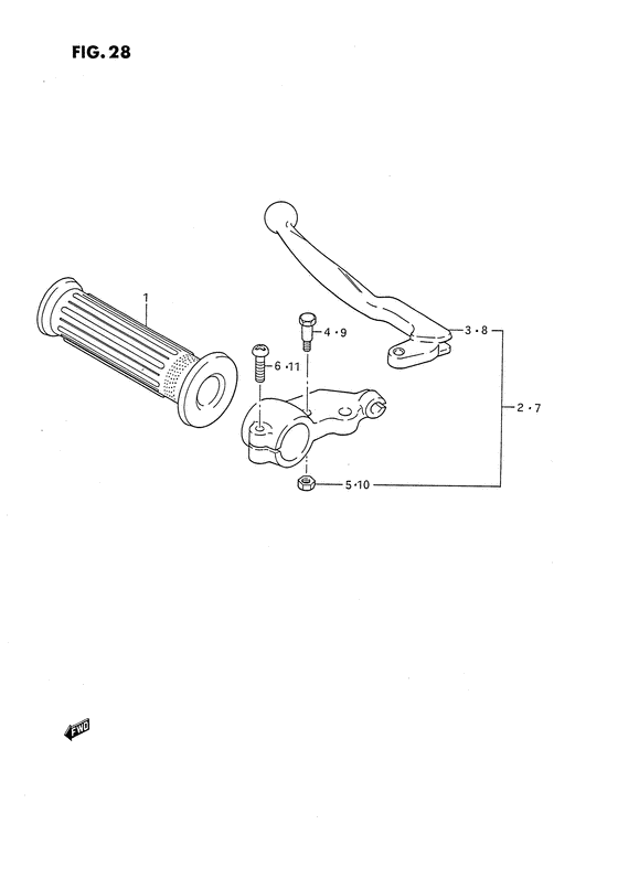 Left handle switch