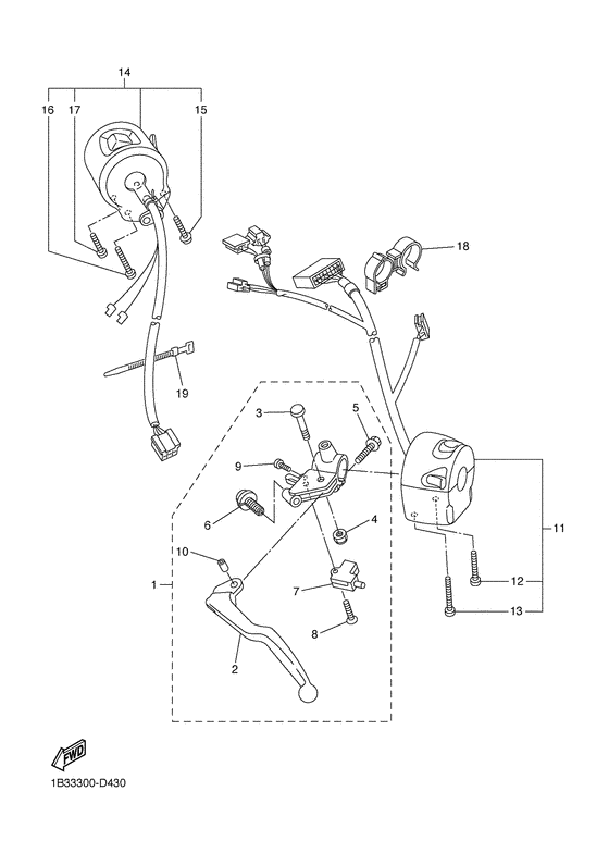Handle switch & lever