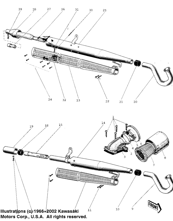Air cleaner/muffler