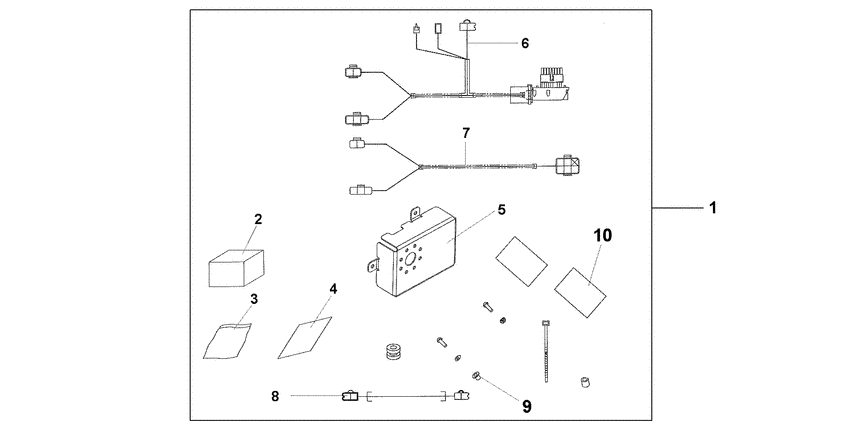 FJS400 (ABS) G-kit security sys