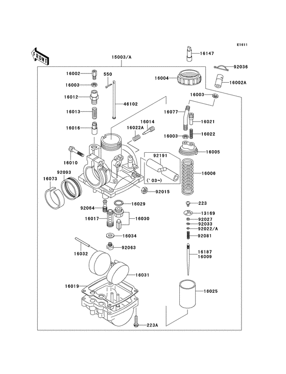 Carburetor assy