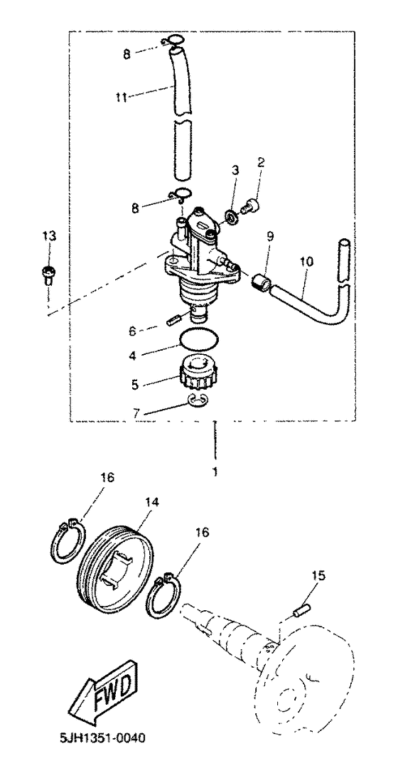 EW50 Масляный насос