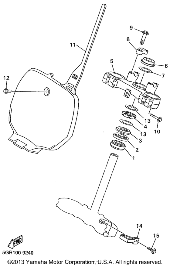 YZ400FL Управление