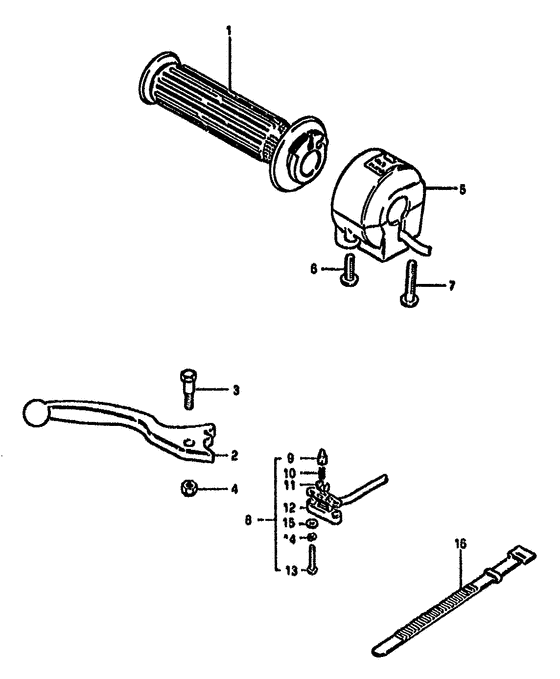 Right handle switch