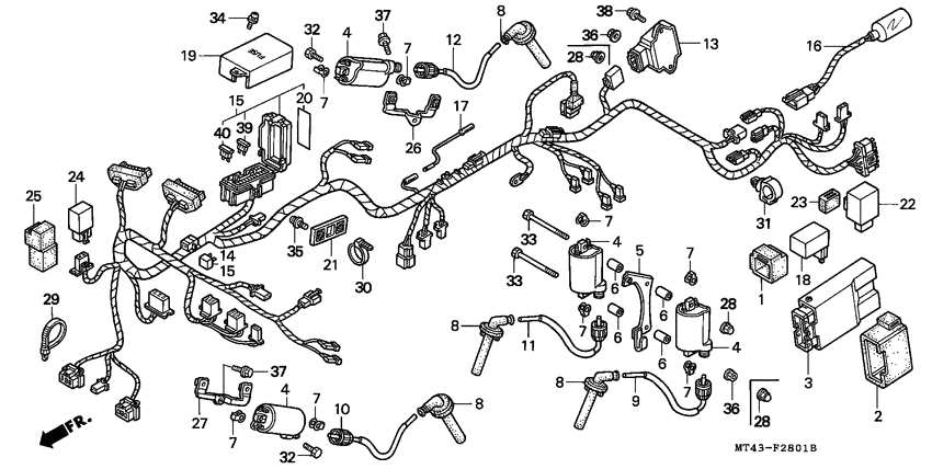 Harness wire