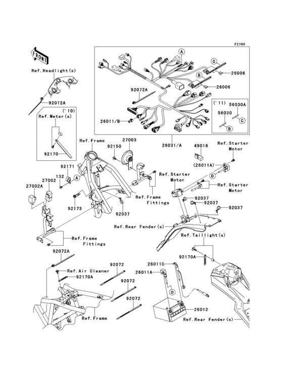 Chassis electrical equipment(caf/cbf)
