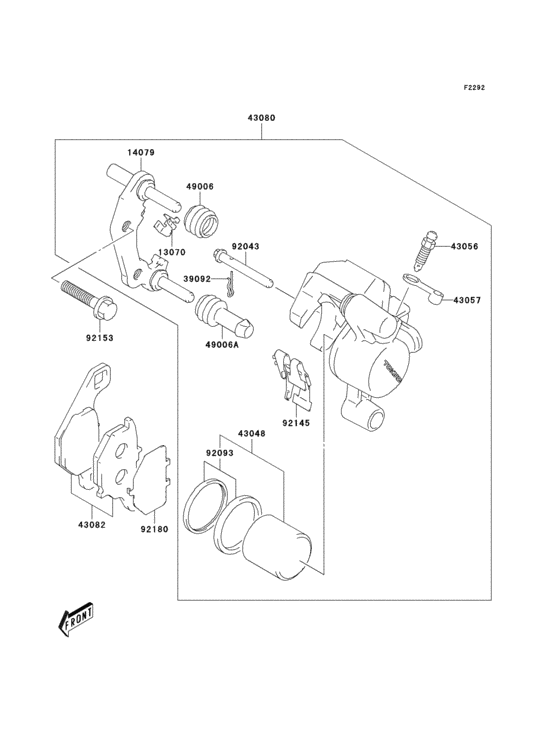  Передний тормоз