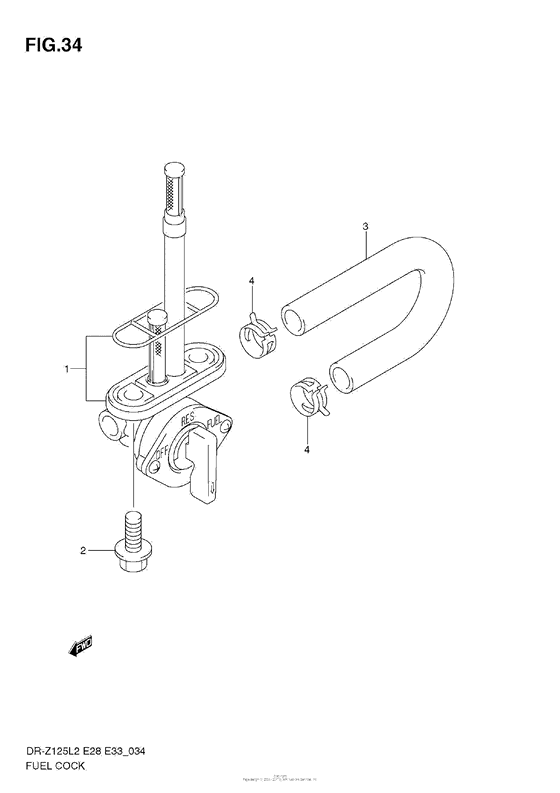  Топливный кран