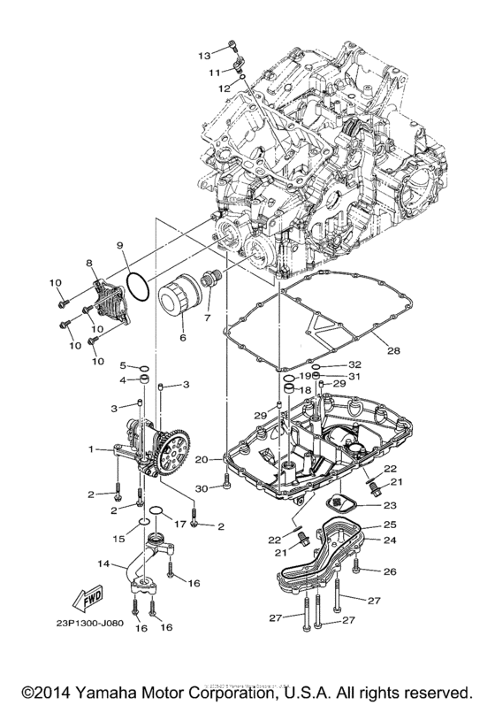 XT1200Z Масляный насос