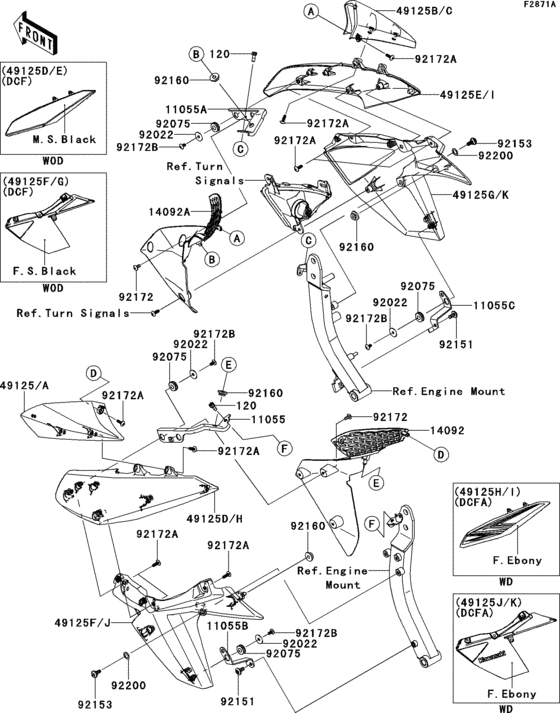 Cowling(center)(dcf/dcfa)