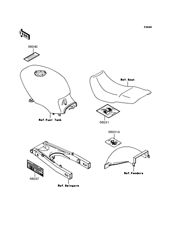 EX400 Наклейки