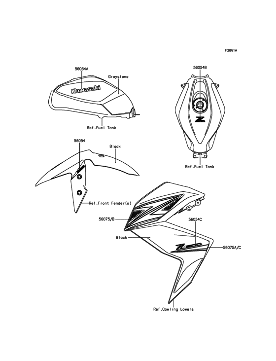 ER300 Decals(Graystone)