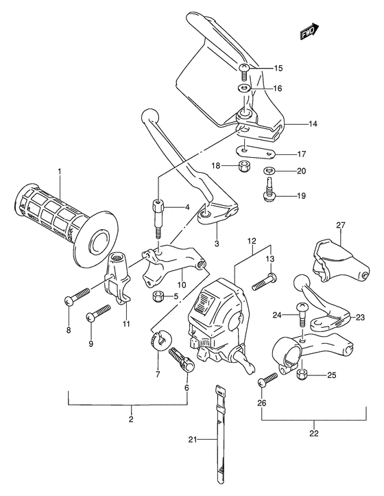 Left handle switch