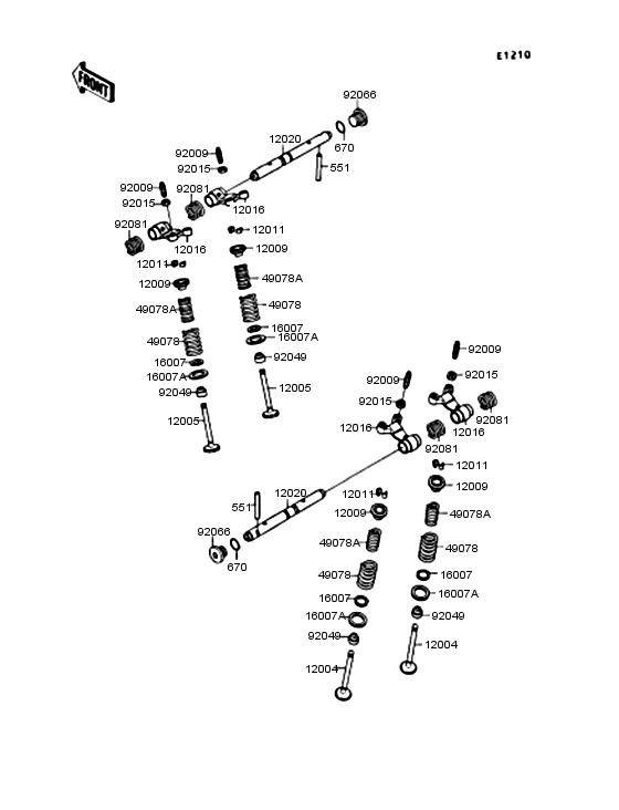 Rocker arms/valves