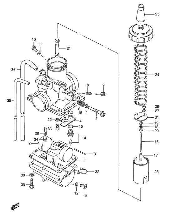 Carburetor assy
