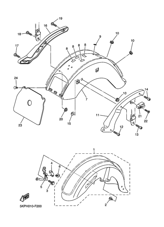 XVS400C ﾌｴﾝﾀﾞ