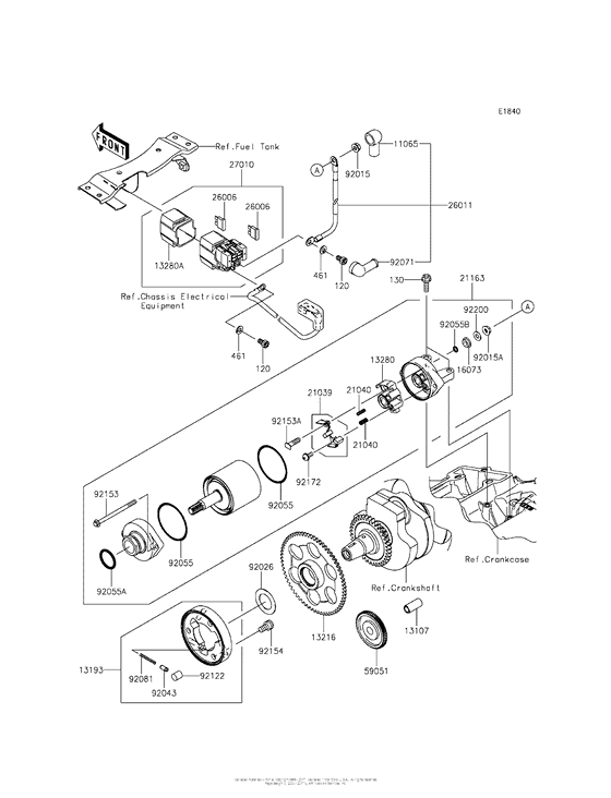 EX300 Стартер