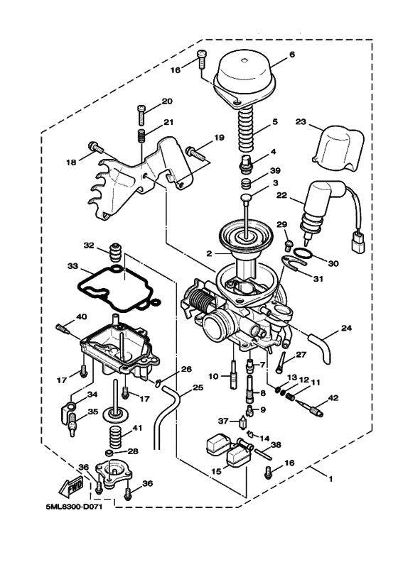 Carburetor assy
