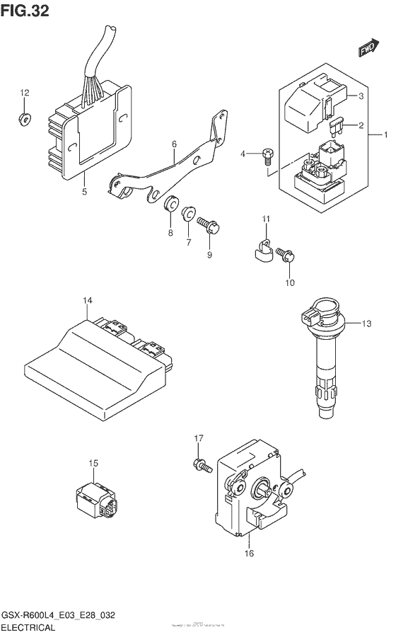 Electrical (Gsx-R600L4 E03)