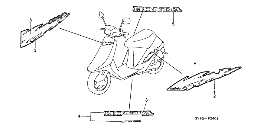 SA50 Наклейка