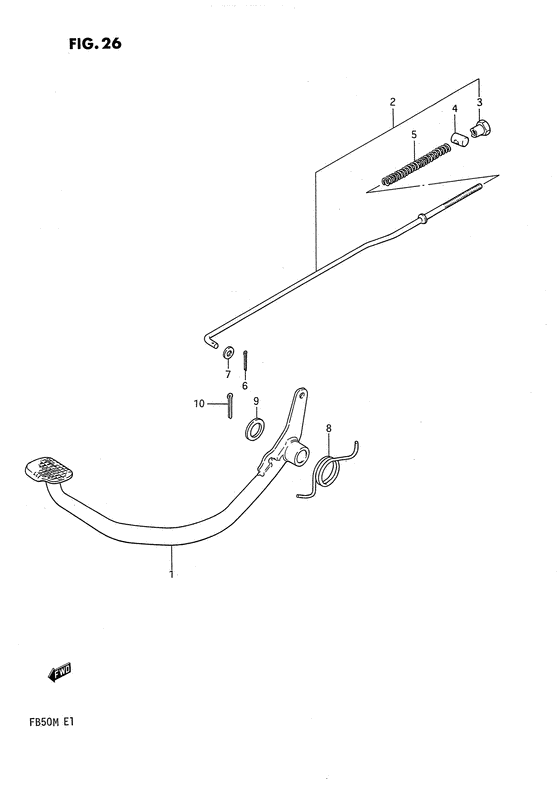 FB50 Передний суппорт
