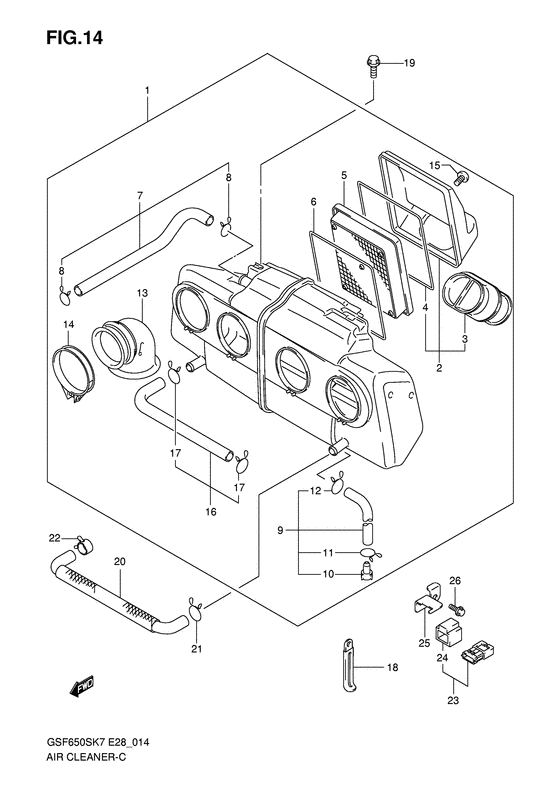 GSF650S Воздухоочиститель