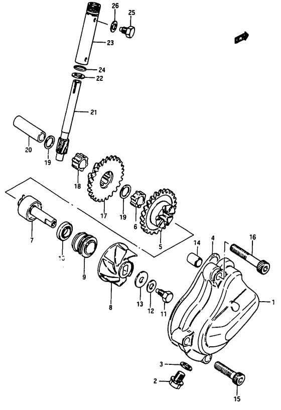 TV50 Водяная помпа