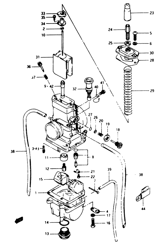 Carburetor assy