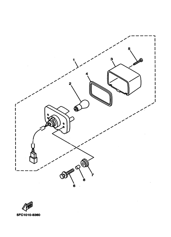 Taillight unit ass`y