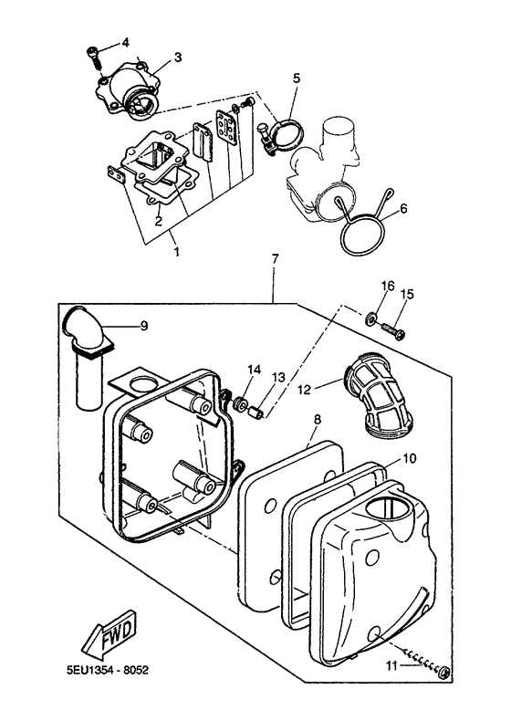 YH50 Впускная система