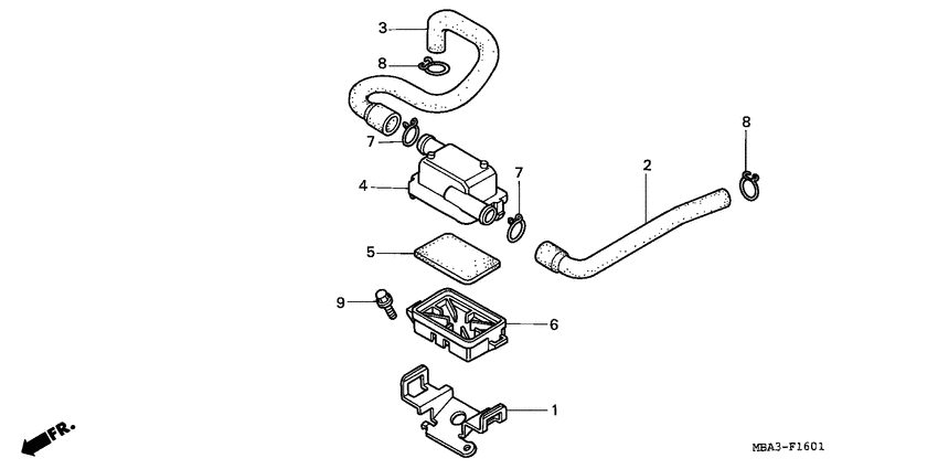 VT750C Фильтр картерных газов