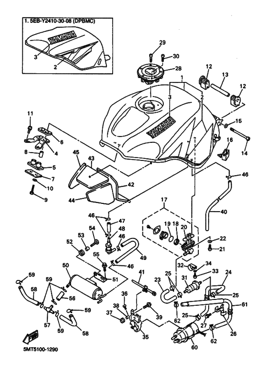 YZF-R6 Tank fuel