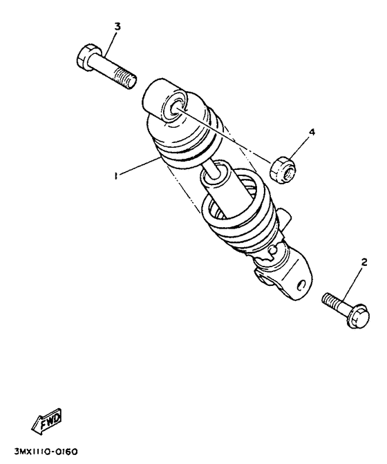 Hinterradschwinge aufhang