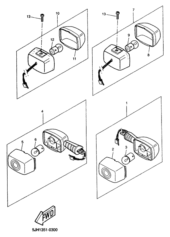 EW50 Поворотники